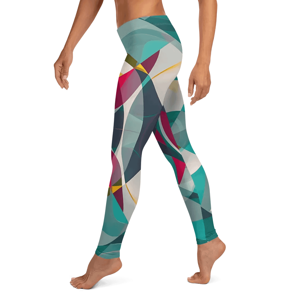Abstract Lithographic Pattern Design leggings - V9 product image (4)