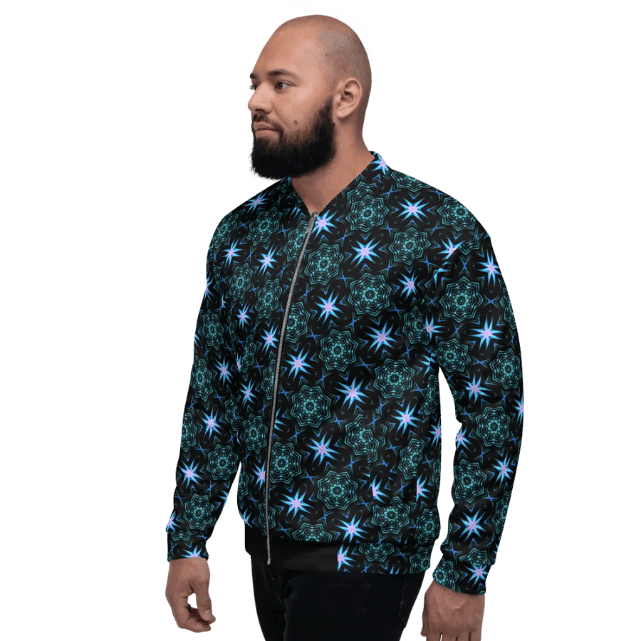 Abstract Repeating Design Unisex All Over Print Bomber Jacket product image (4)