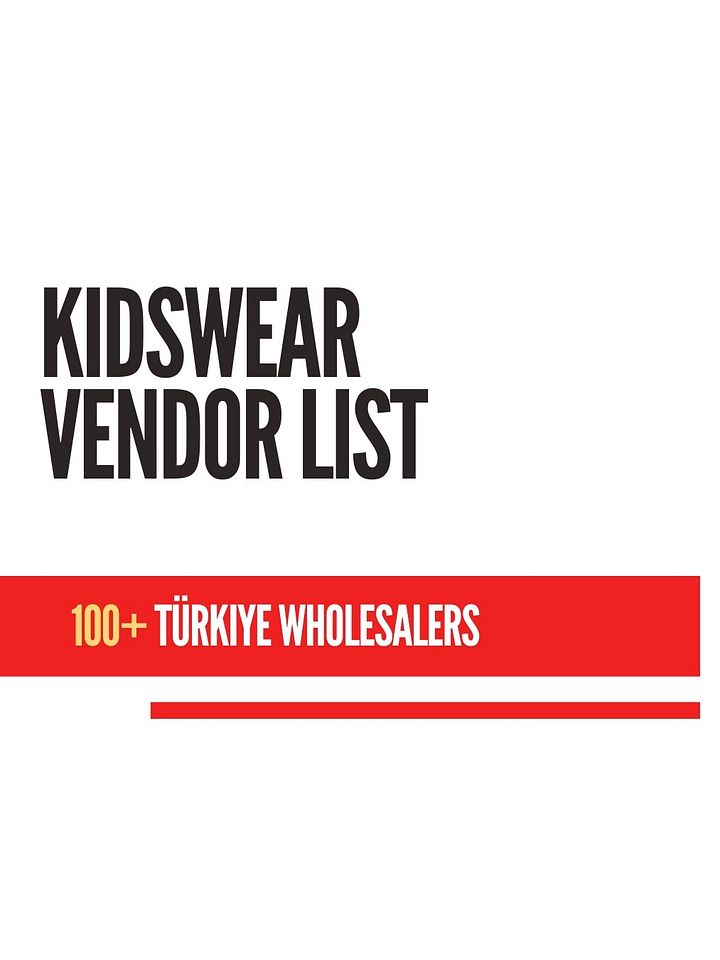 Turkiye Kidswear Wholesale Vendor List product image (1)