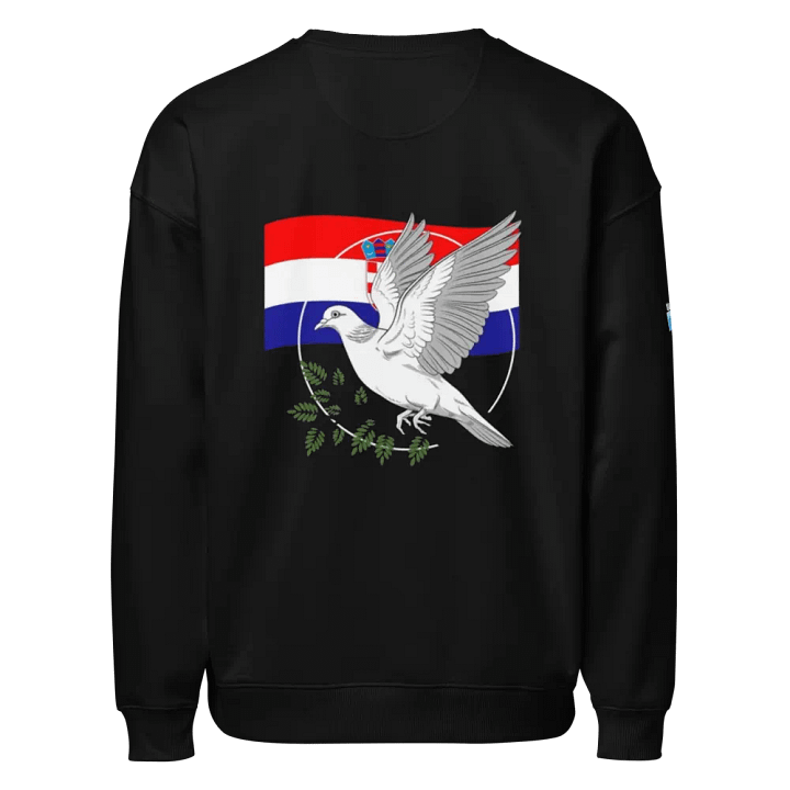Checkered Shield Hrvatska Organic Sweatshirt product image (3)