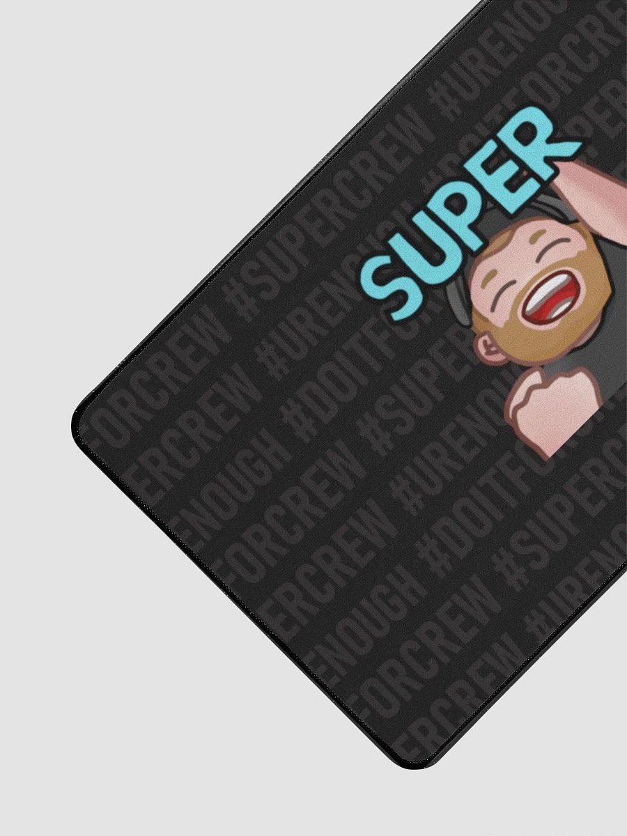 Super # - Black Desk Mat 12