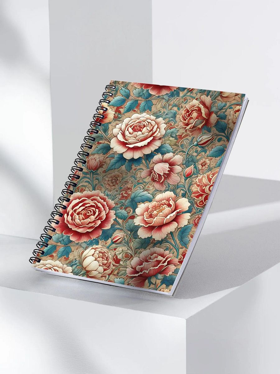 Royal Floral Spiral Notebook product image (3)