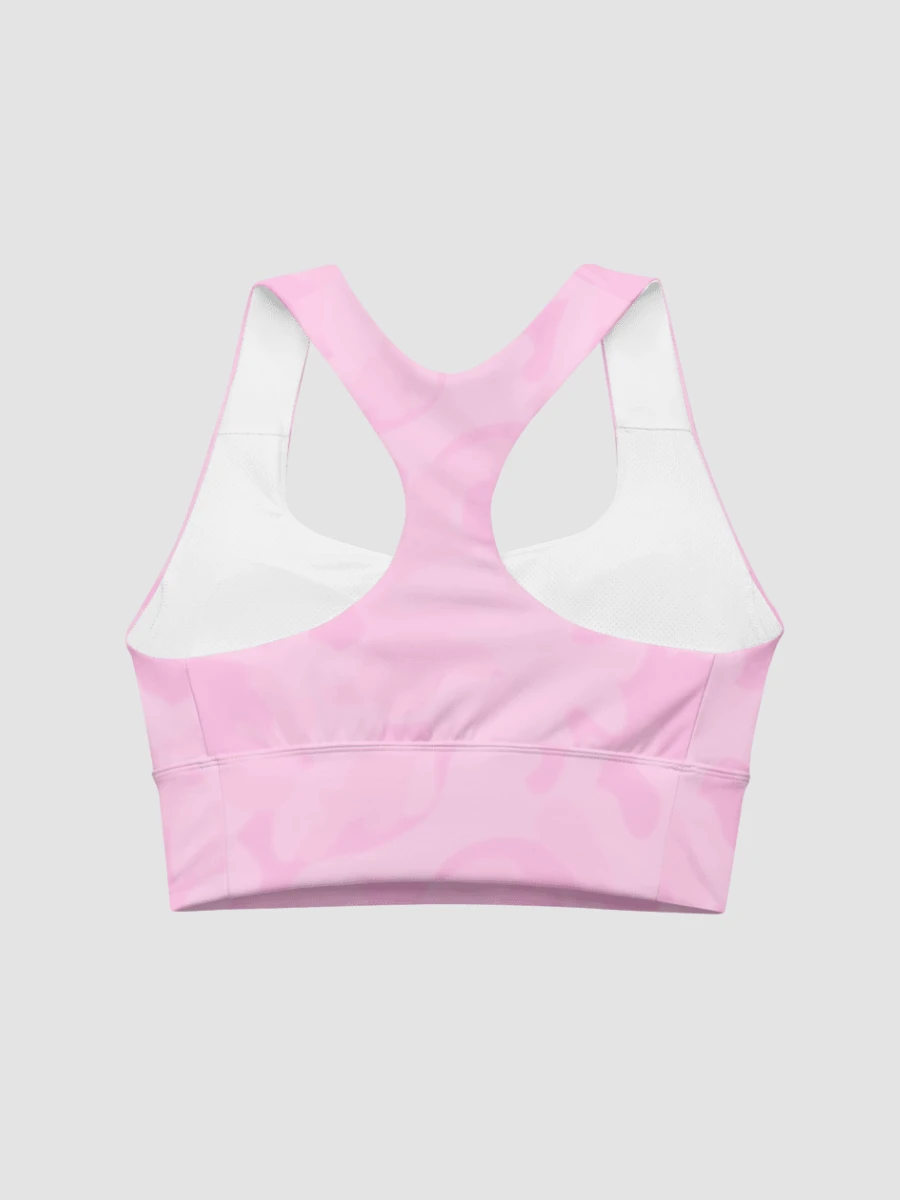 Longline Sports Bra - Light Pink Camo product image (6)