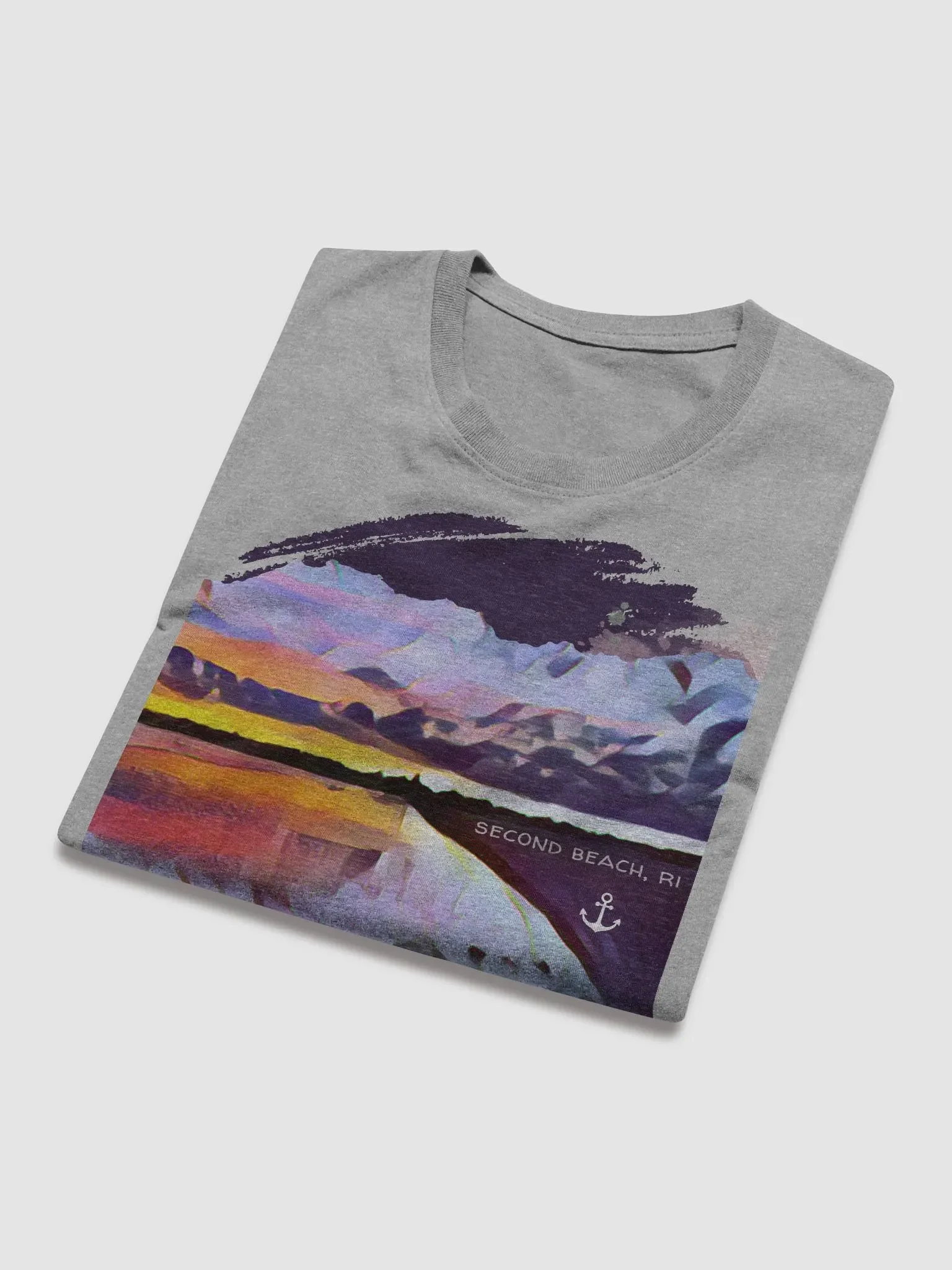 100% Recycled Sachuest Beach Sunset T-Shirt product image (1)