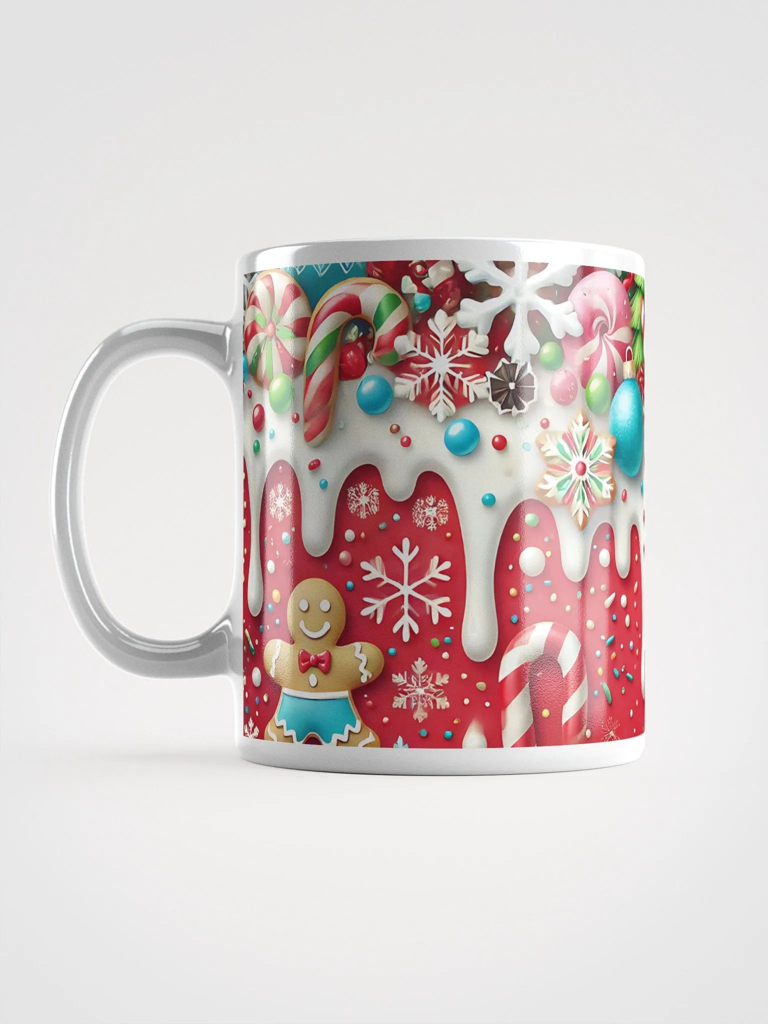 Christmas Candy Winter Vibes White Mug product image (6)