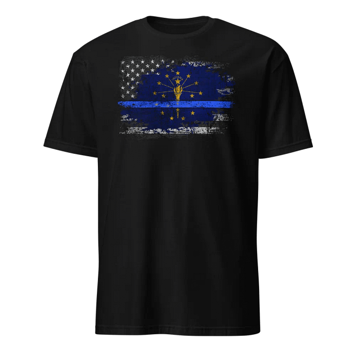 Indiana Thin Blue Line Flag product image (1)