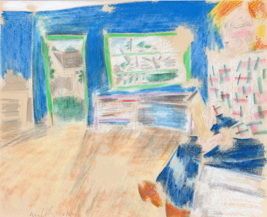 San writing 02.8.87 Print product image (1)