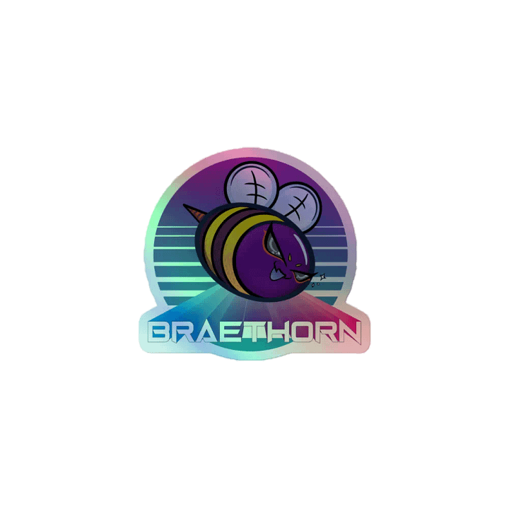 Holographic RGBee Braethorn Sticker product image (1)