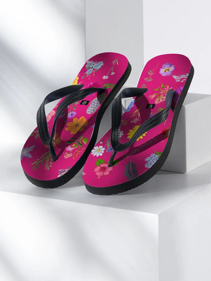 Blossom Bliss Flip-Flops-Fuchsia Pink product image (1)