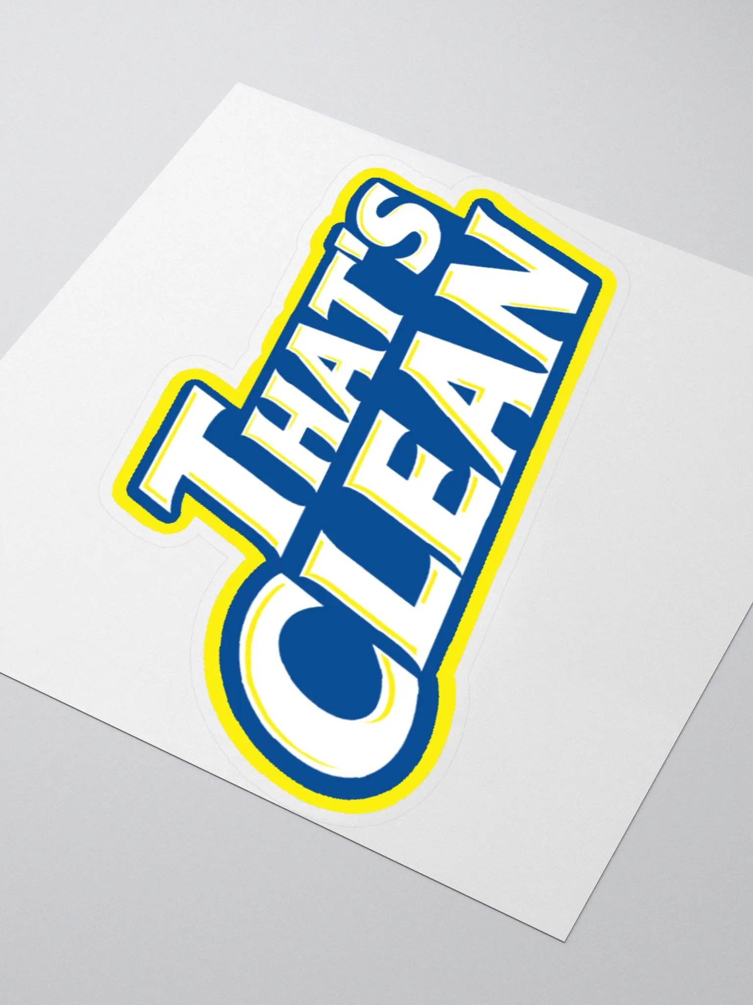 That's CLEAN sticker product image (7)
