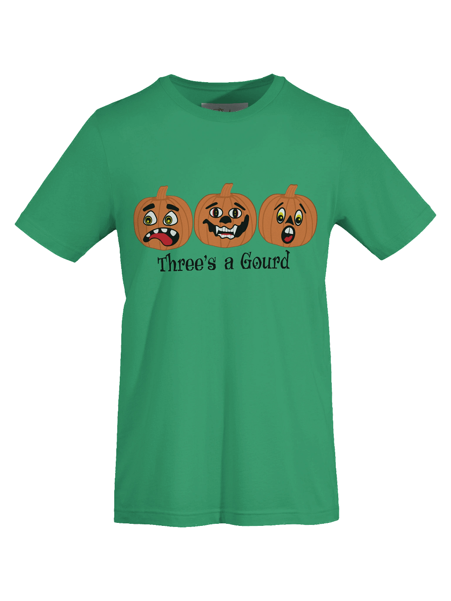 Three's A Gourd™ – Halloween Bella+Canvas Supersoft T-Shirt product image (56)
