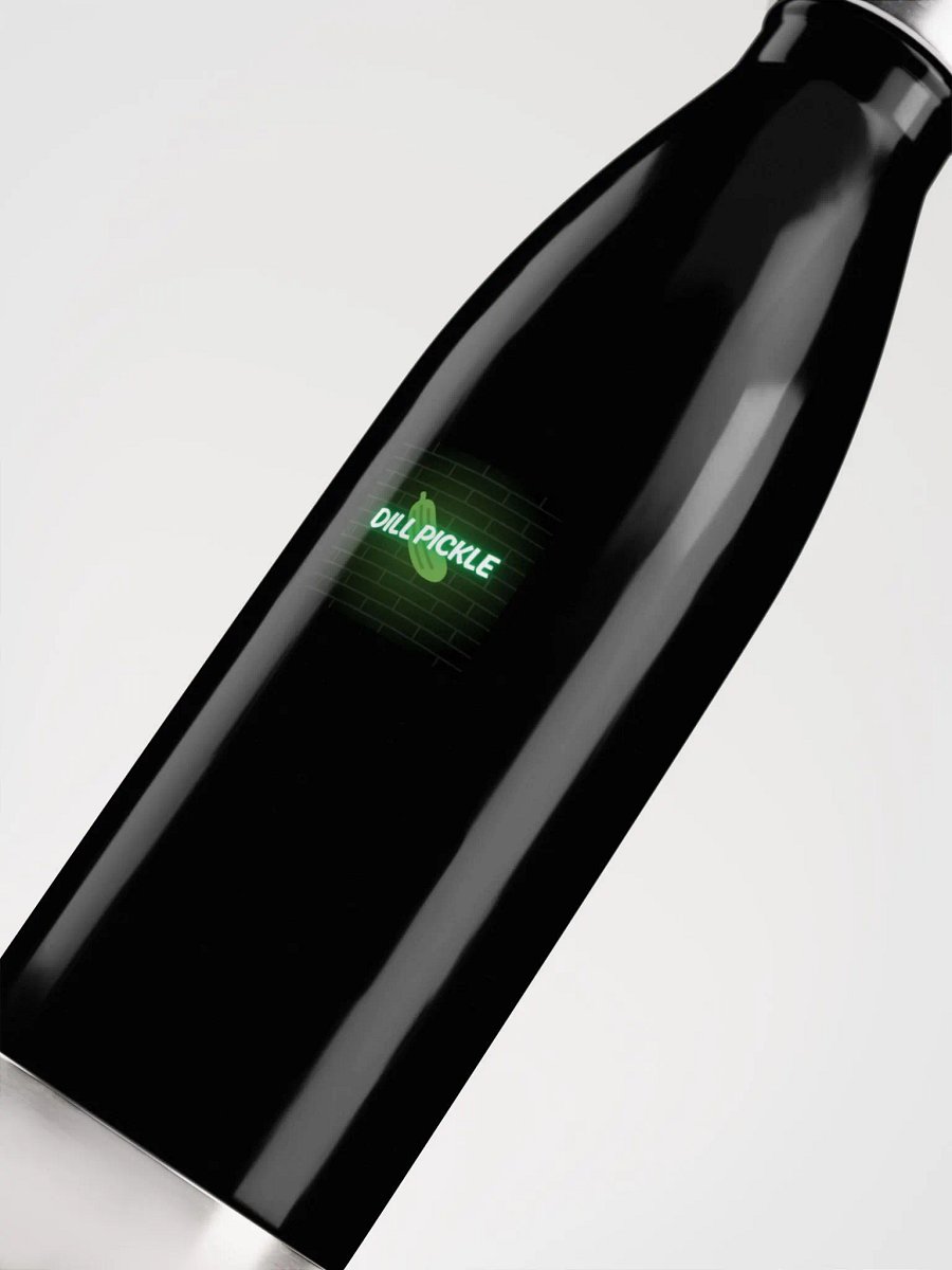 Neon Dill Pickle Stainless Steel Water Bottle product image (10)