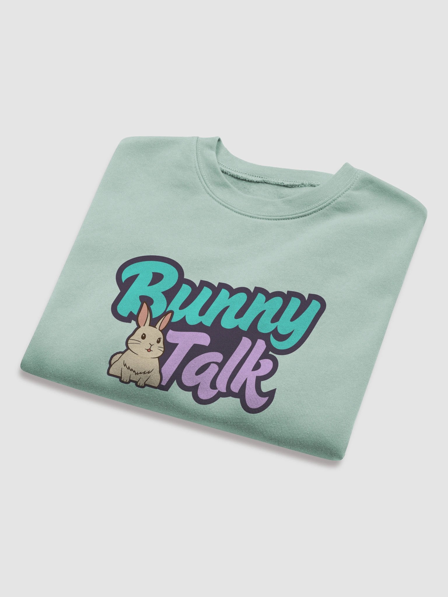 BUNNY TALK Crop Sweatshirt – Because Cozy Can Clap Back product image (22)