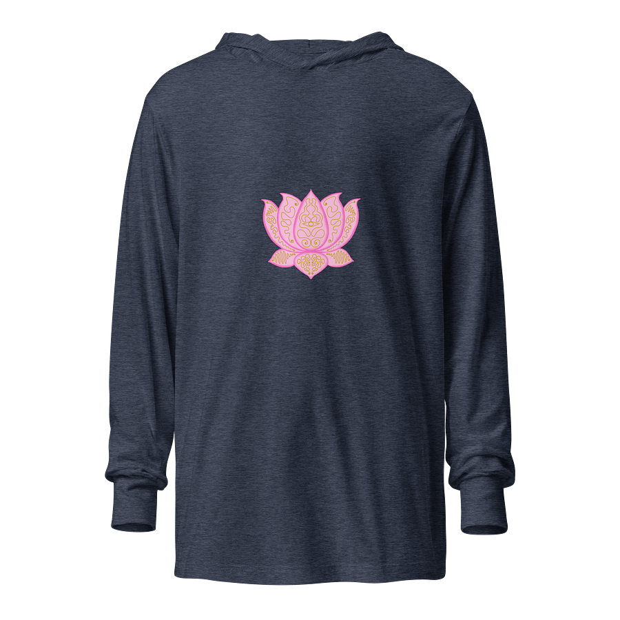 Golden Lotus Unisex Hooded Tee product image (1)