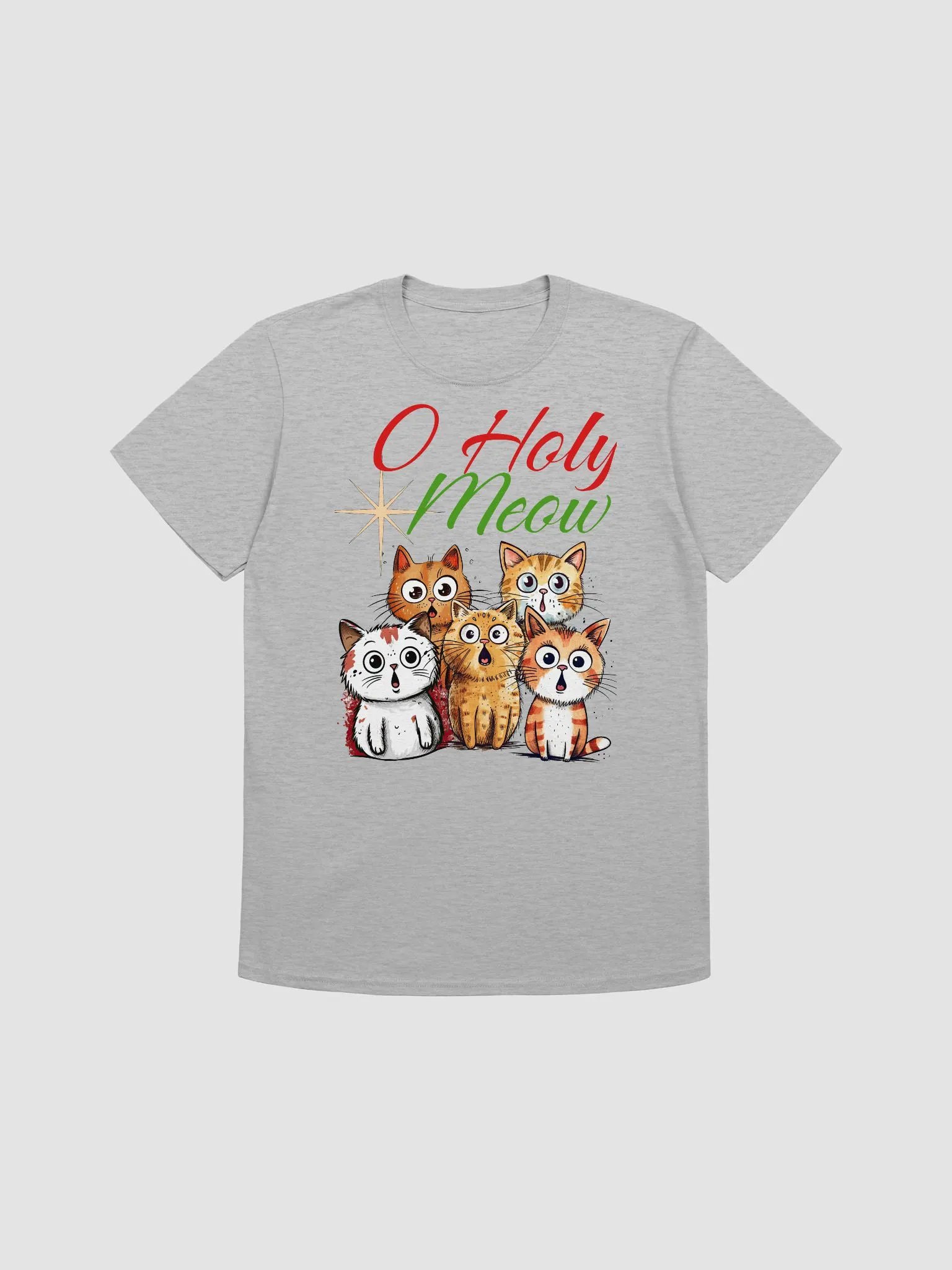 O Holy Meow Funny Cats Christmas Design product image (1)