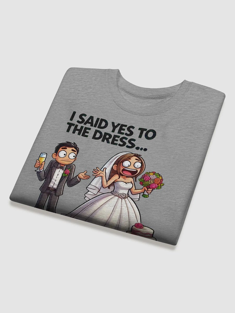 Whimsical Wedding Cartoon Sweatshirt product image (3)
