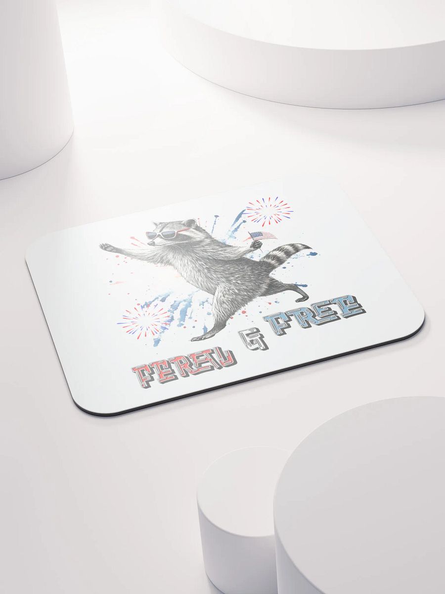 Feral And Free Raccoon Mouse Pad product image (4)