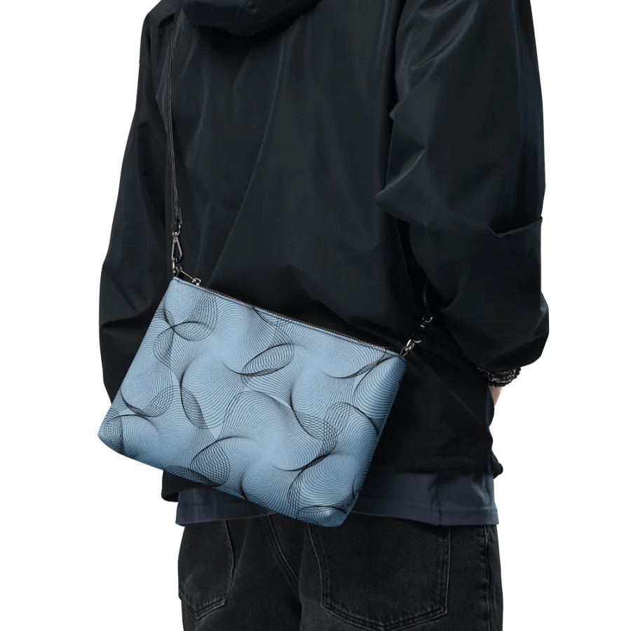 Swirling sacred geometry Crossbody Bag for chic ladies moms friends product image (9)