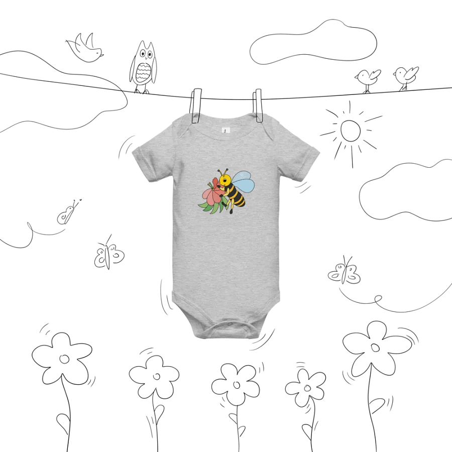 Flower Bee - Baby Onesie product image (9)