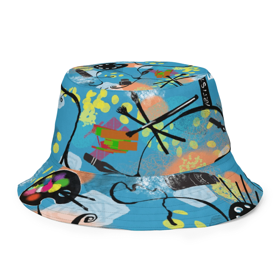 ScribbleWear #11 Reversible Bucket Hat/InkMeBlues product image (2)