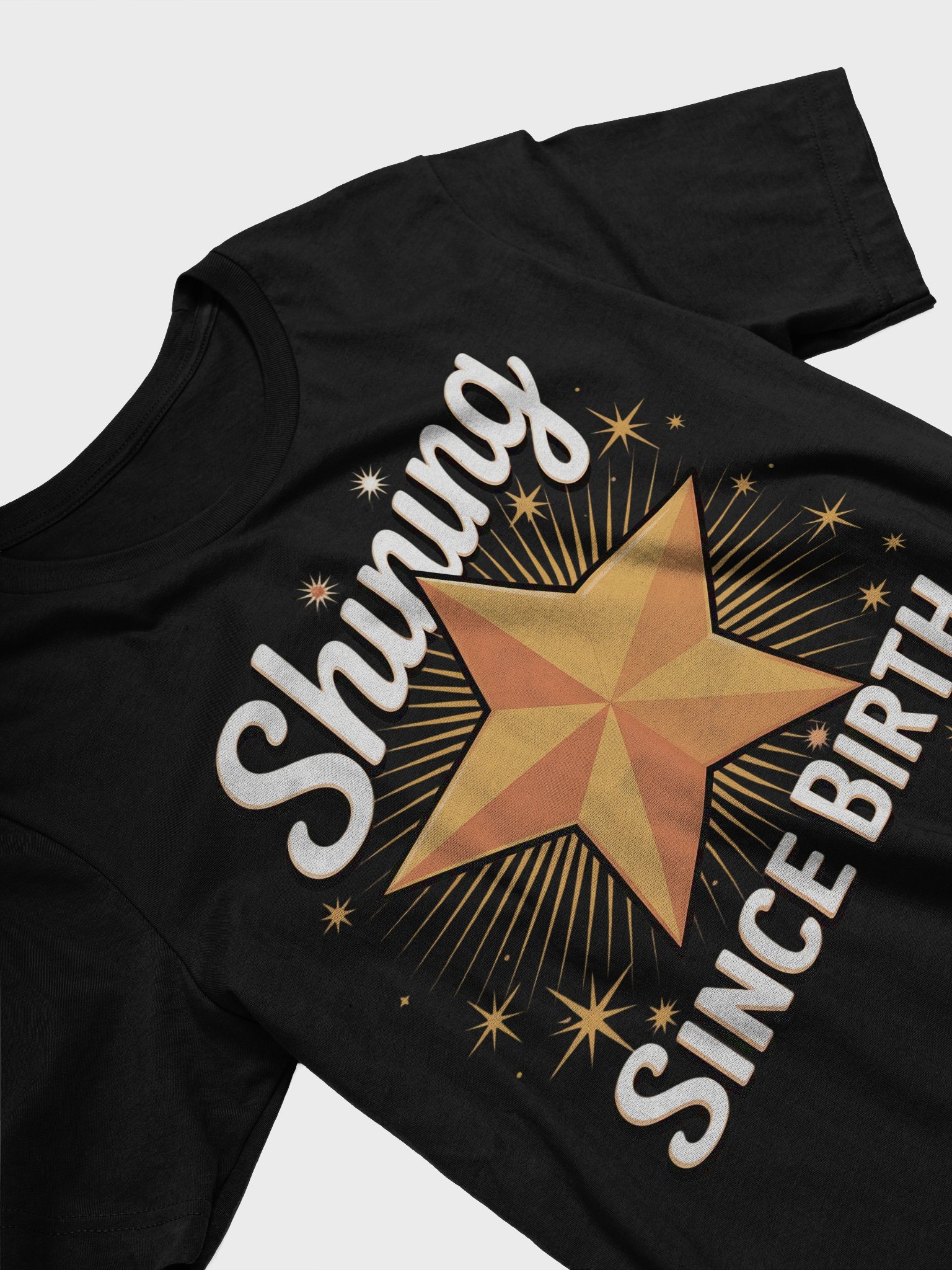 Golden Star 'Shining Since Birth' T-Shirt product image (24)