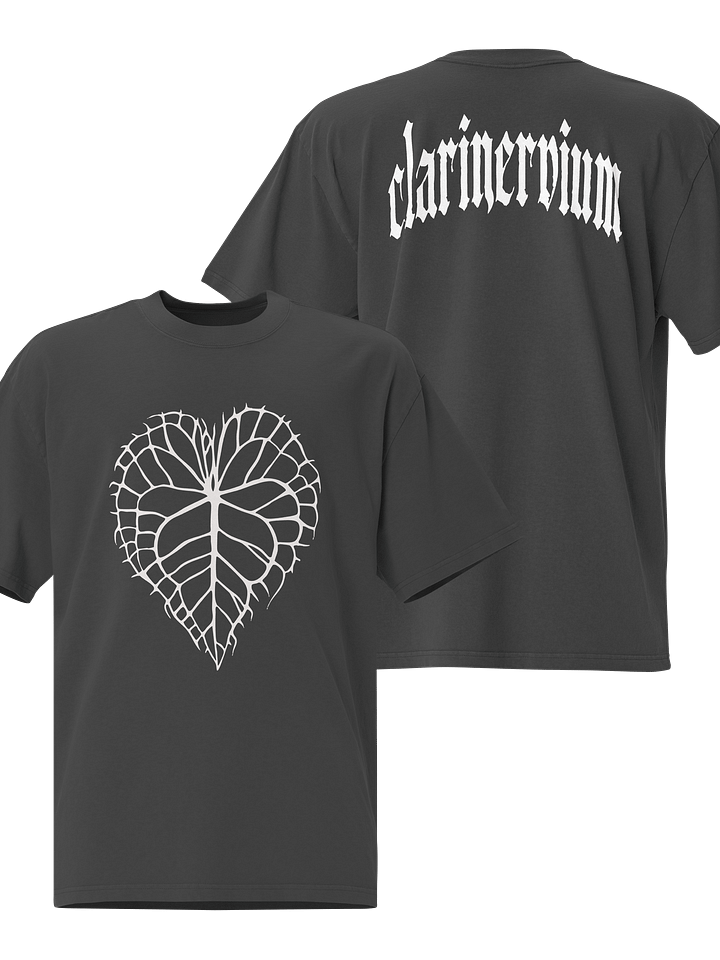 ANTHURIUM CLARINERVIUM SKELETON - Oversized Faded T-Shirt product image (1)