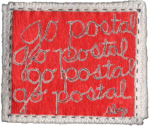 Go Postal Red 5 greeting card product image (1)