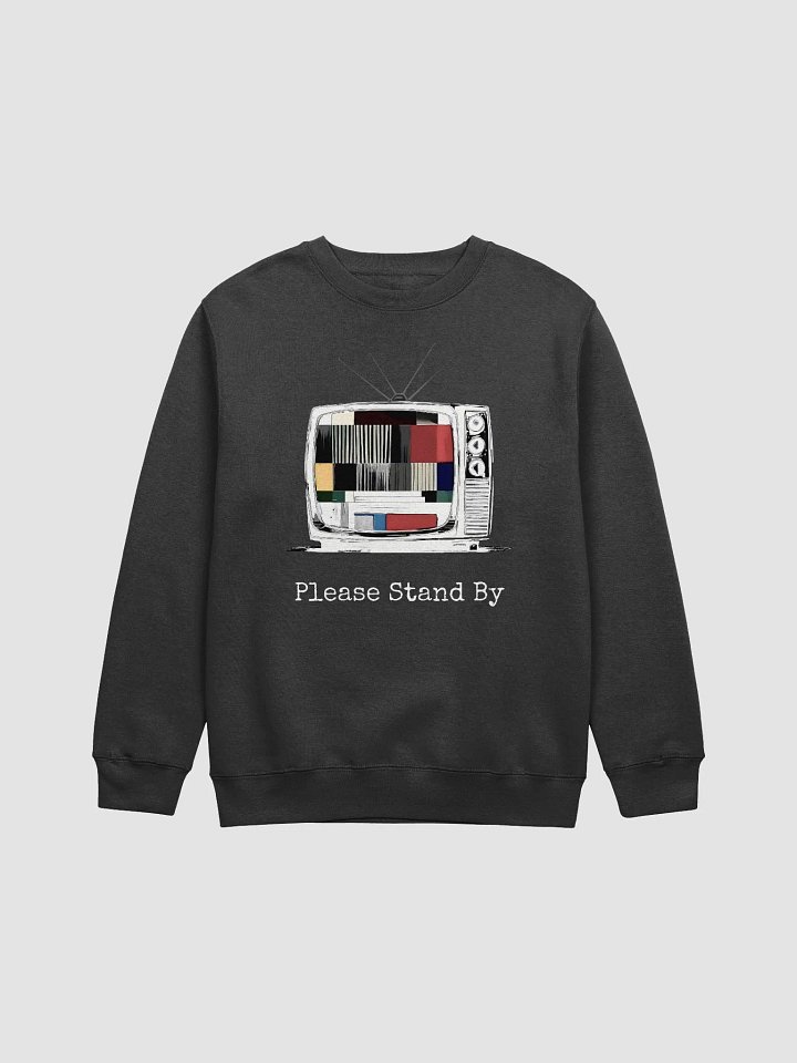 Please Stand By TV Pattern 80's Era Comfy Unisex Sweatshirt product image (1)