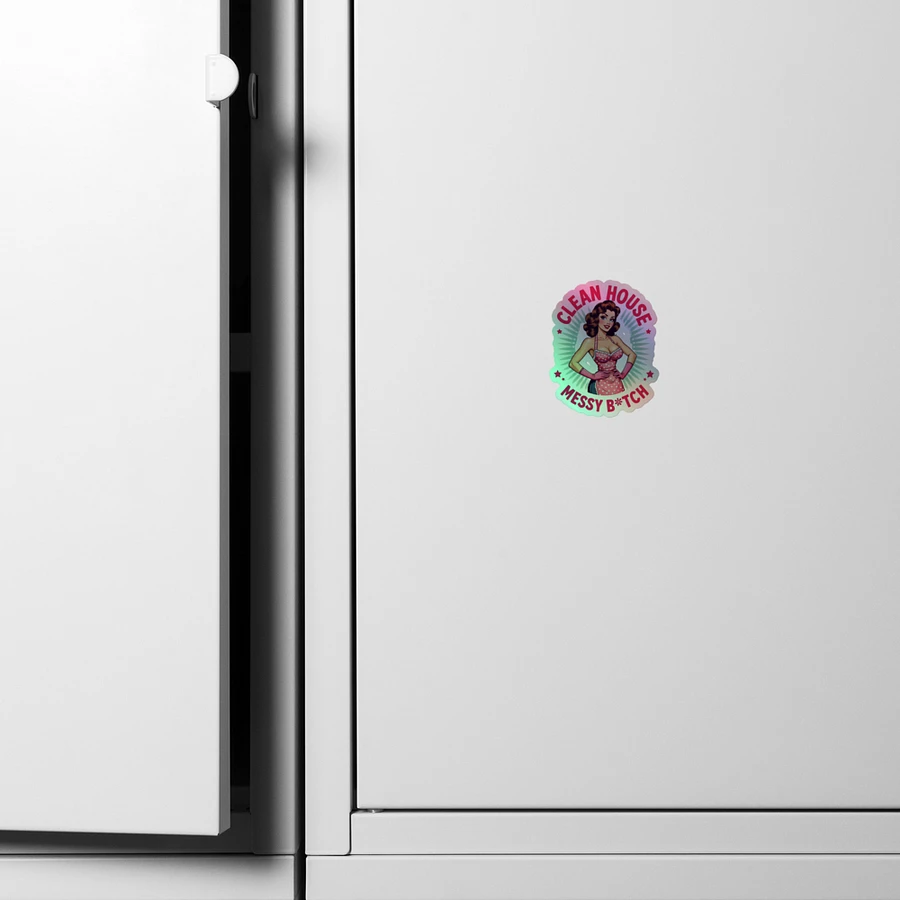 Clean House, Messy B*tch - Retro Sass Holographic Sticker Set product image (5)