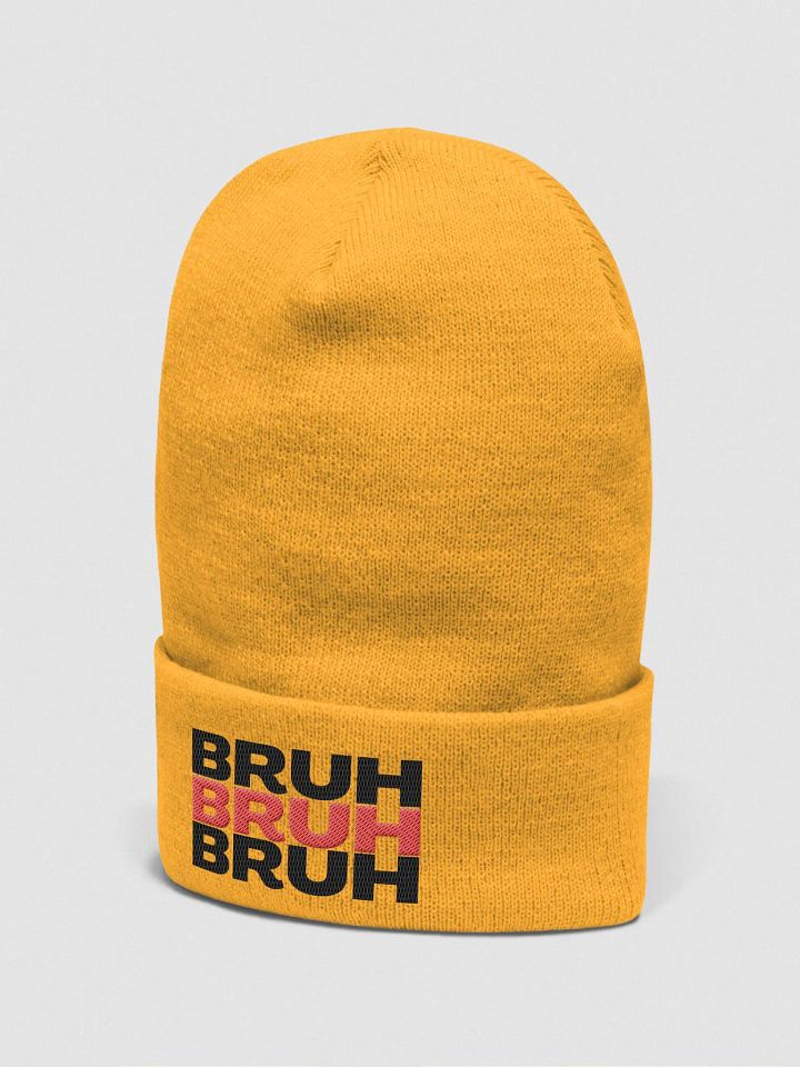 Bruh Black/Red Beanie product image (6)