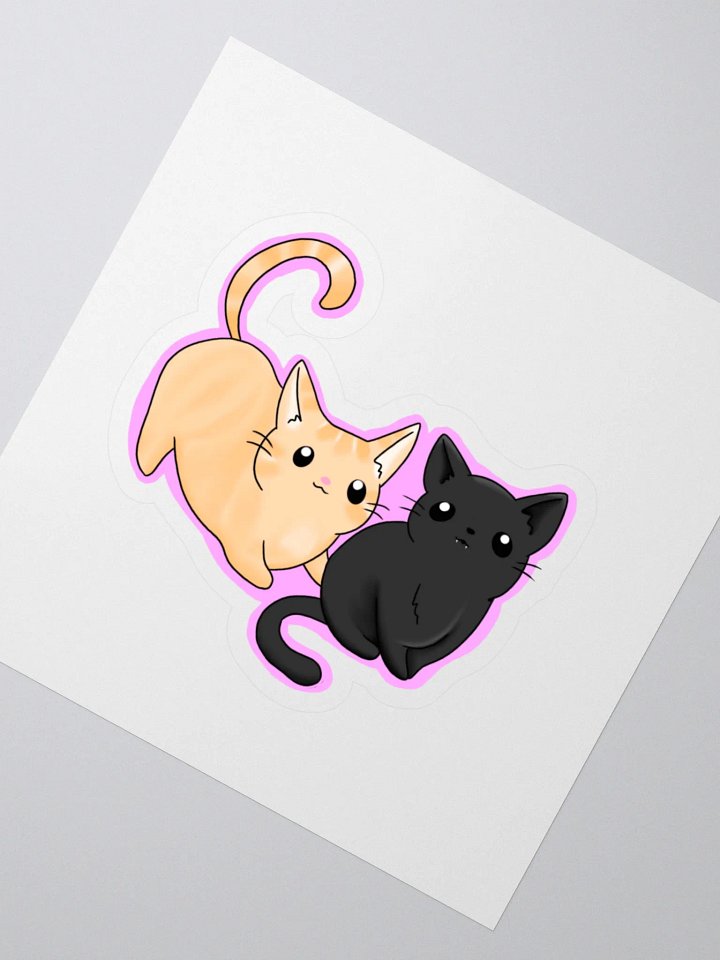 Waifu Cats Kiss Cut Sticker Set product image (2)