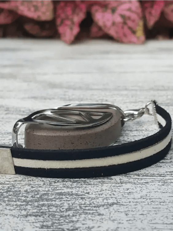 Oreo Faux Suede Bracelet | Handmade Accessory for Bellabeat Leaf Urban & Ivy product image (1)