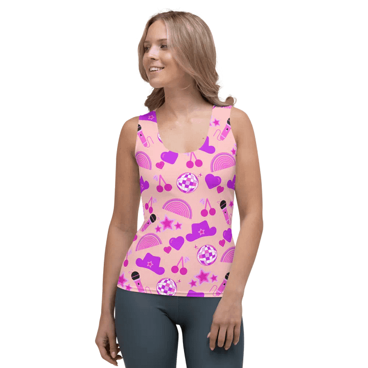 Country Rainbow Disco Vibes Women's Tank Top product image (1)