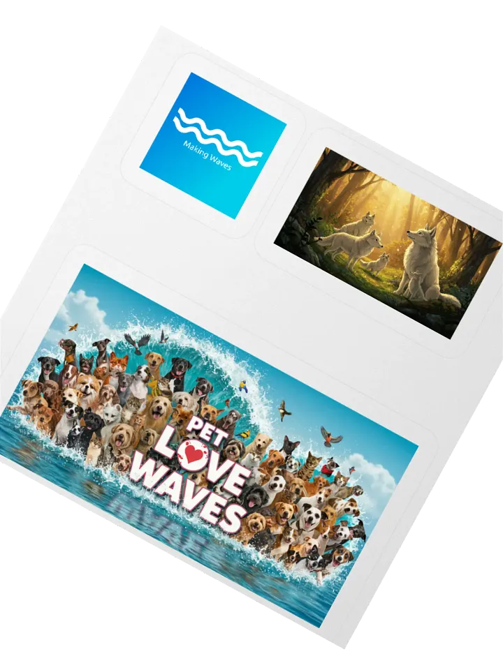 Wild Waves Sticker Pack product image (4)