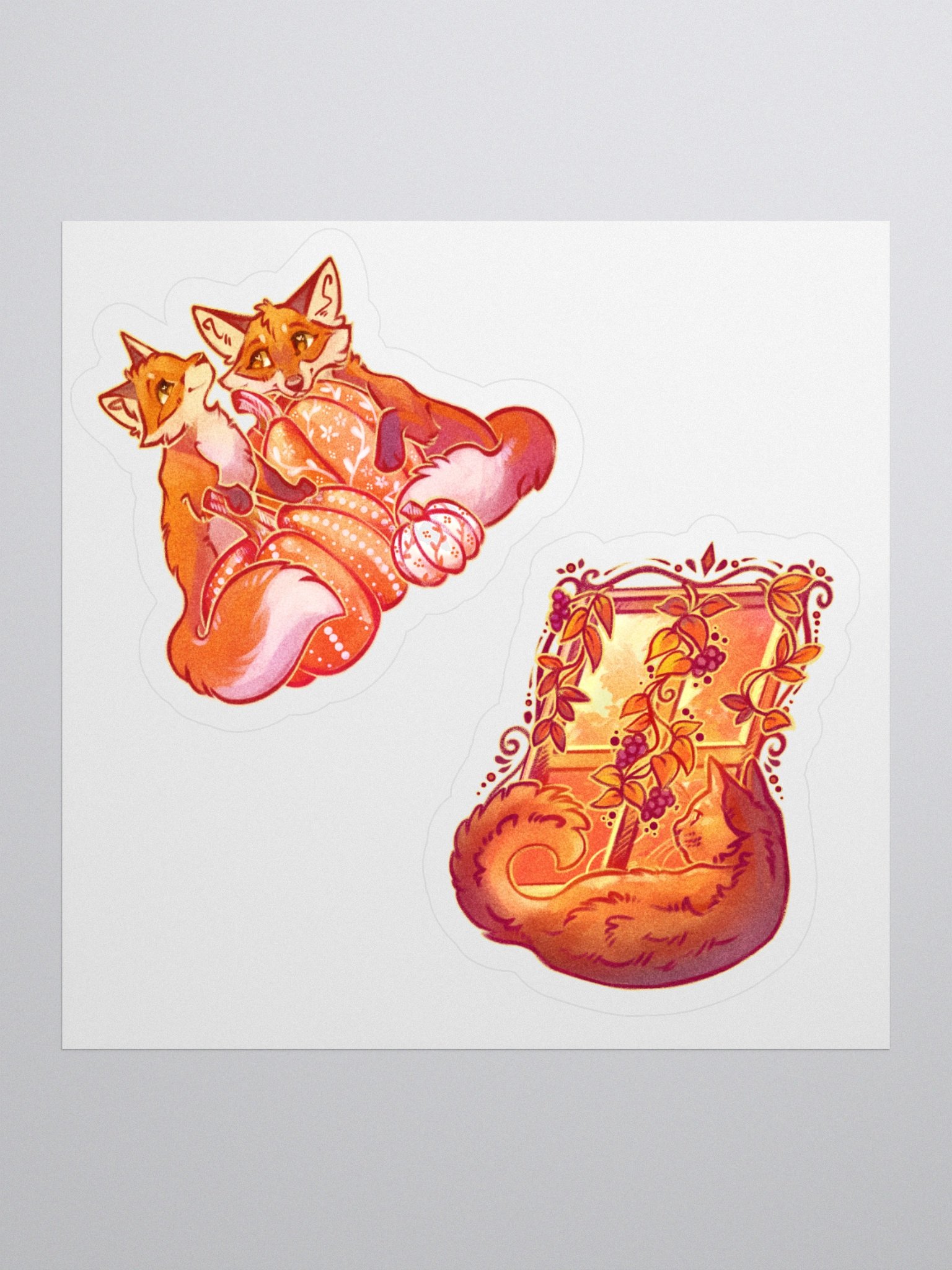 Golden autumn | Kiss-cut sticker sheet product image (1)