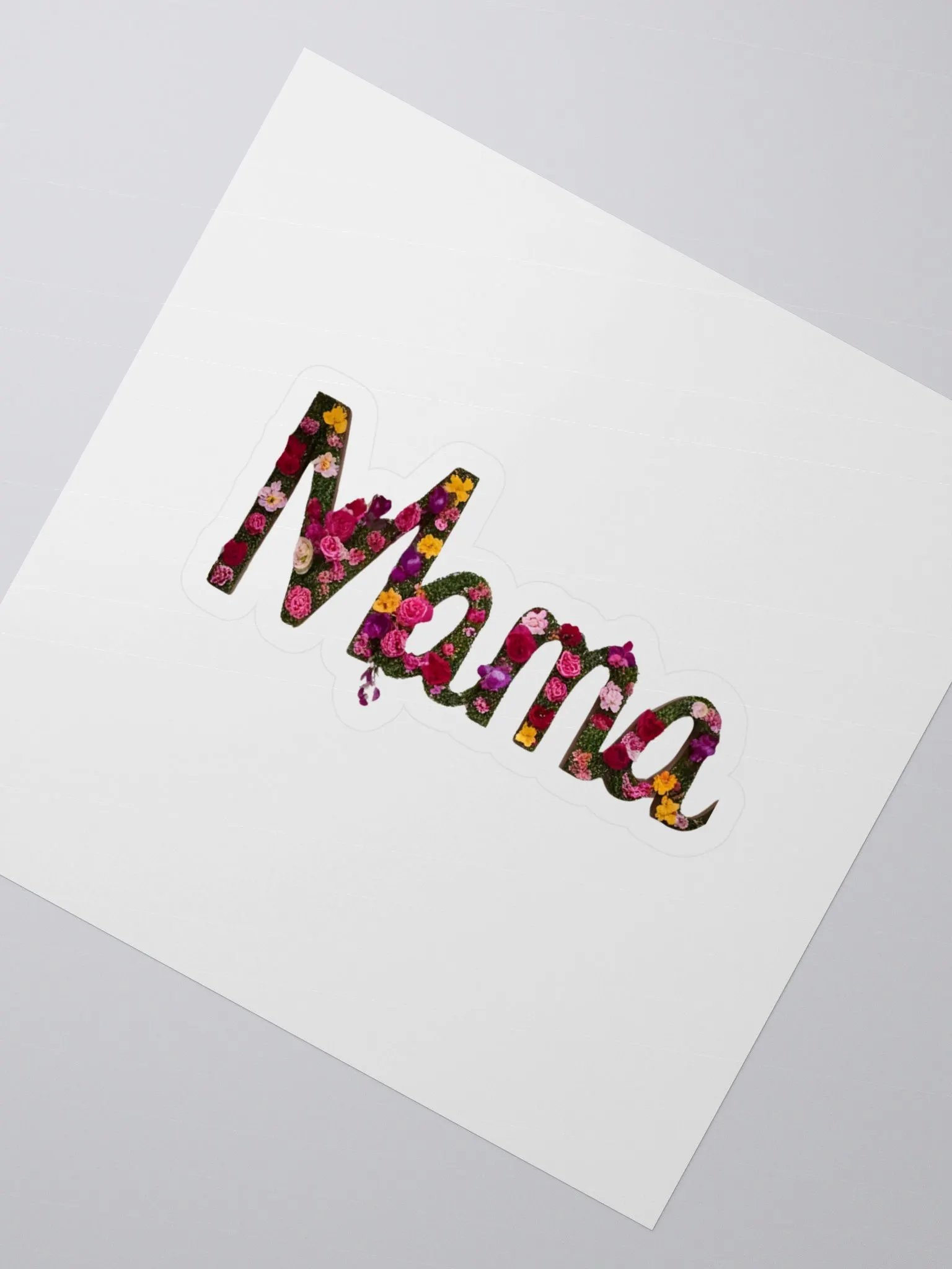 Mama Floral Kiss Cut Stickers product image (2)