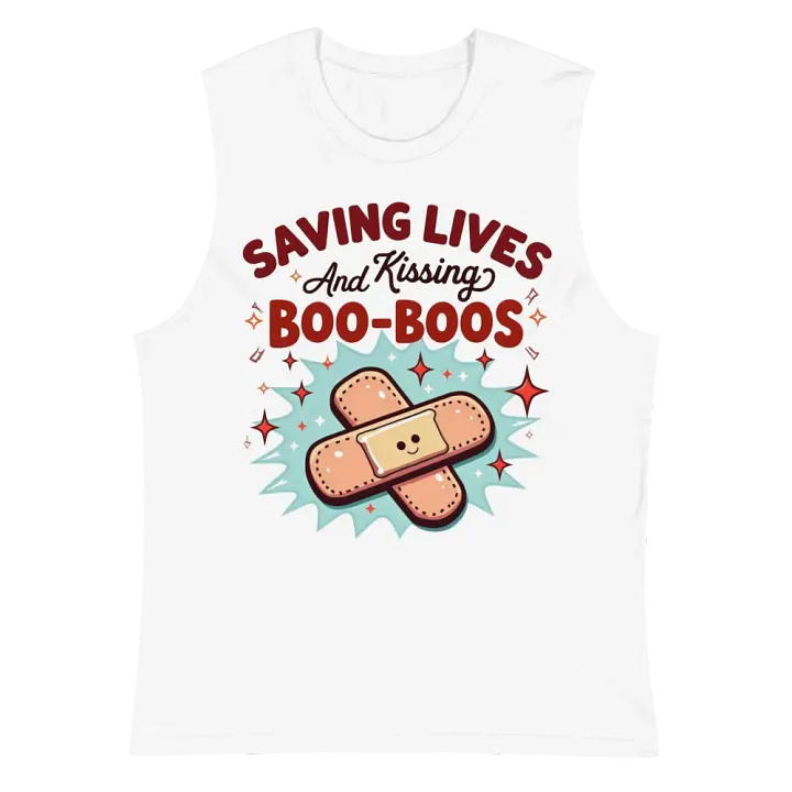 Boo-Boo Kisses Muscle Tank product image (2)