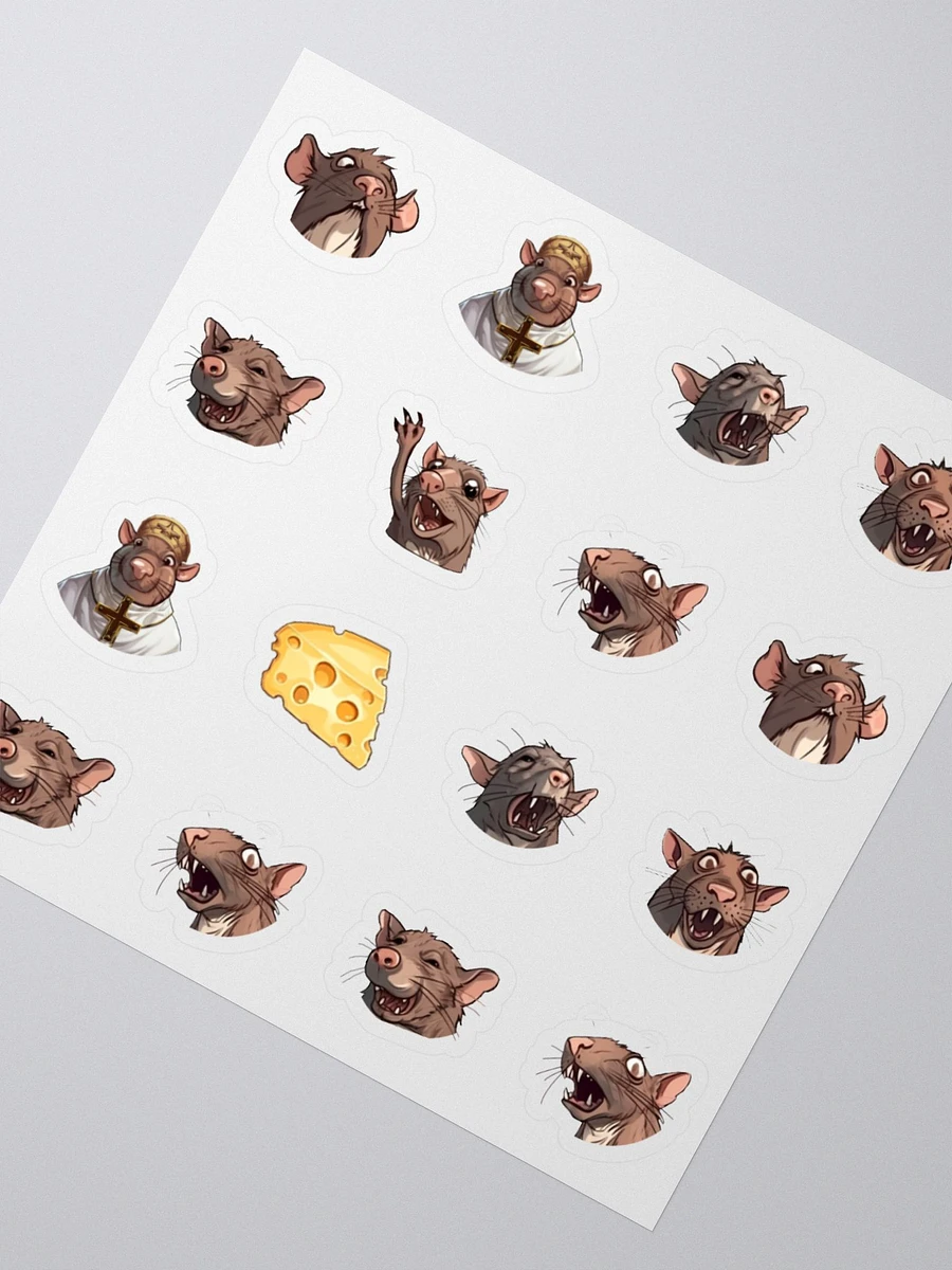 RAT emote sticker sheet (small emotes) product image (2)