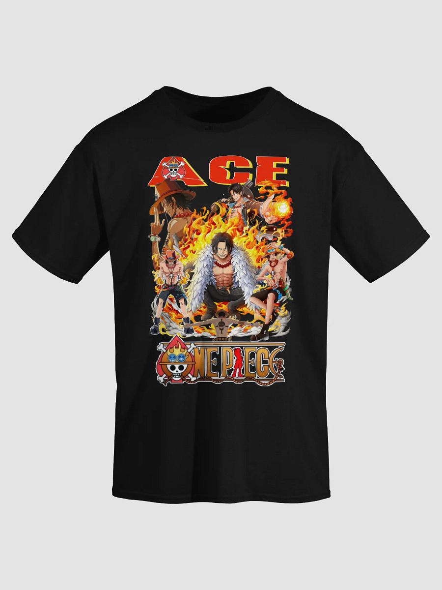 Flaming Ace - OnePiece Anime T-Shirt product image (3)