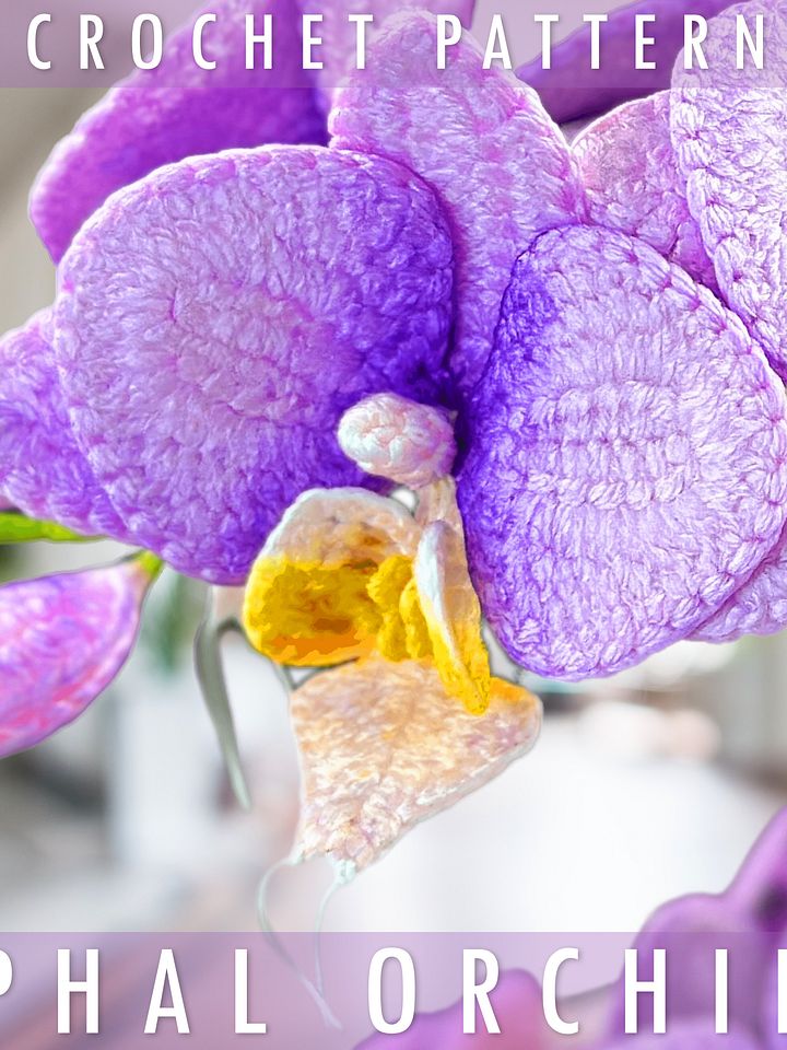 Crochet Phal Orchid Flower Pattern product image (1)