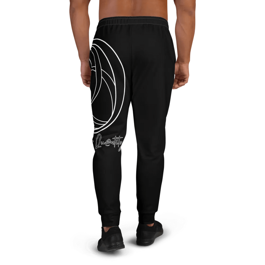 Big Logo Men's Joggers (Black on Black) product image (3)