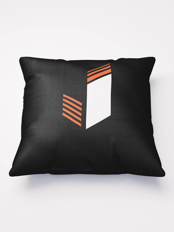 CLASSIC Logo Pillow • Black product image (1)