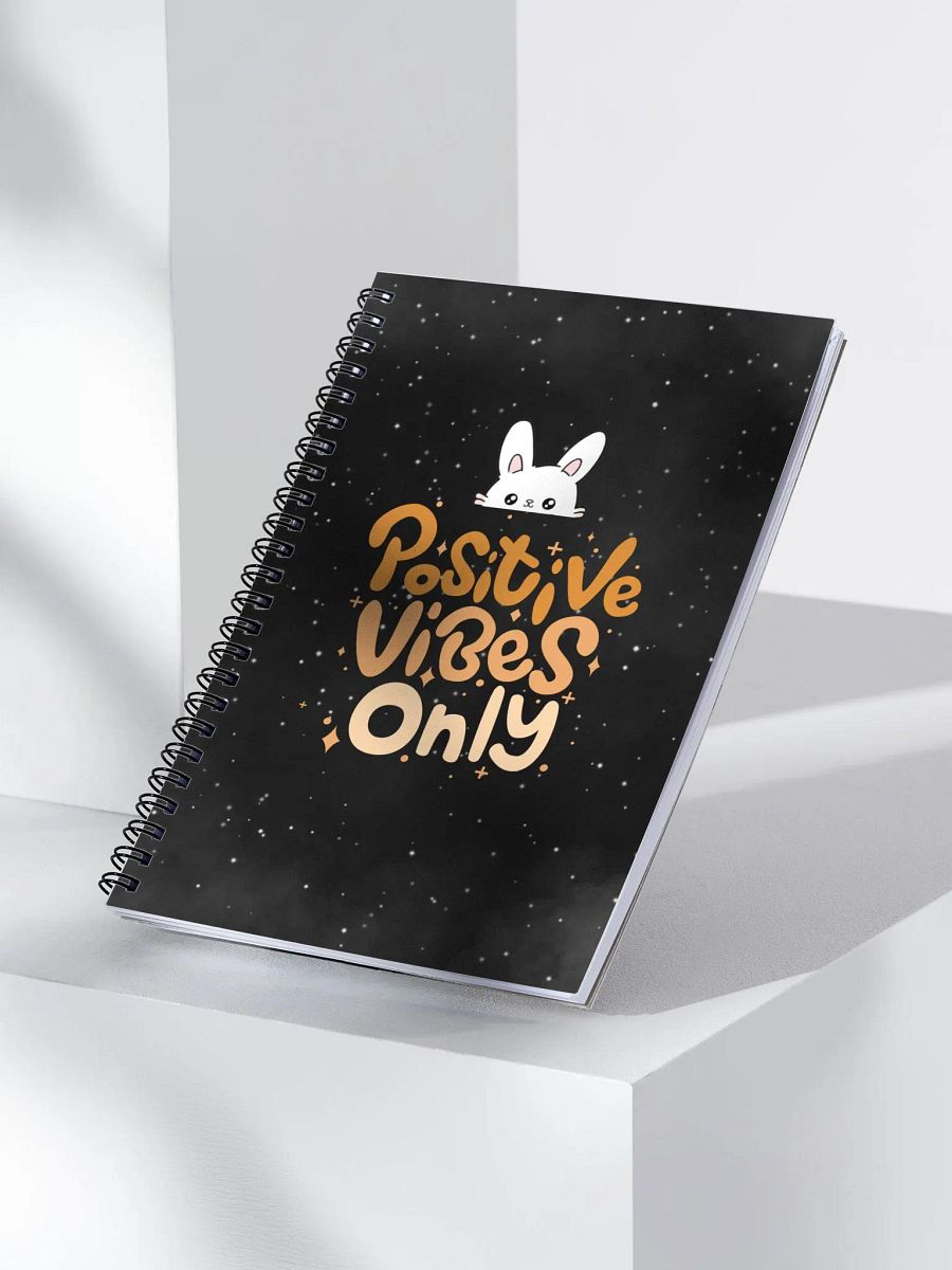 Keechu Positive Vibes Only Spiral Notebook product image (3)
