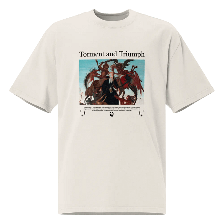 Torment and Triumph - BUIII Remix Premium Oversized Faded T-Shirt - Black product image (1)