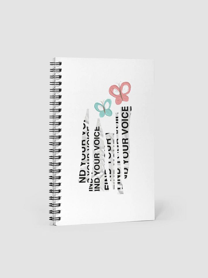 Your Voice Spiral Notebook product image (2)