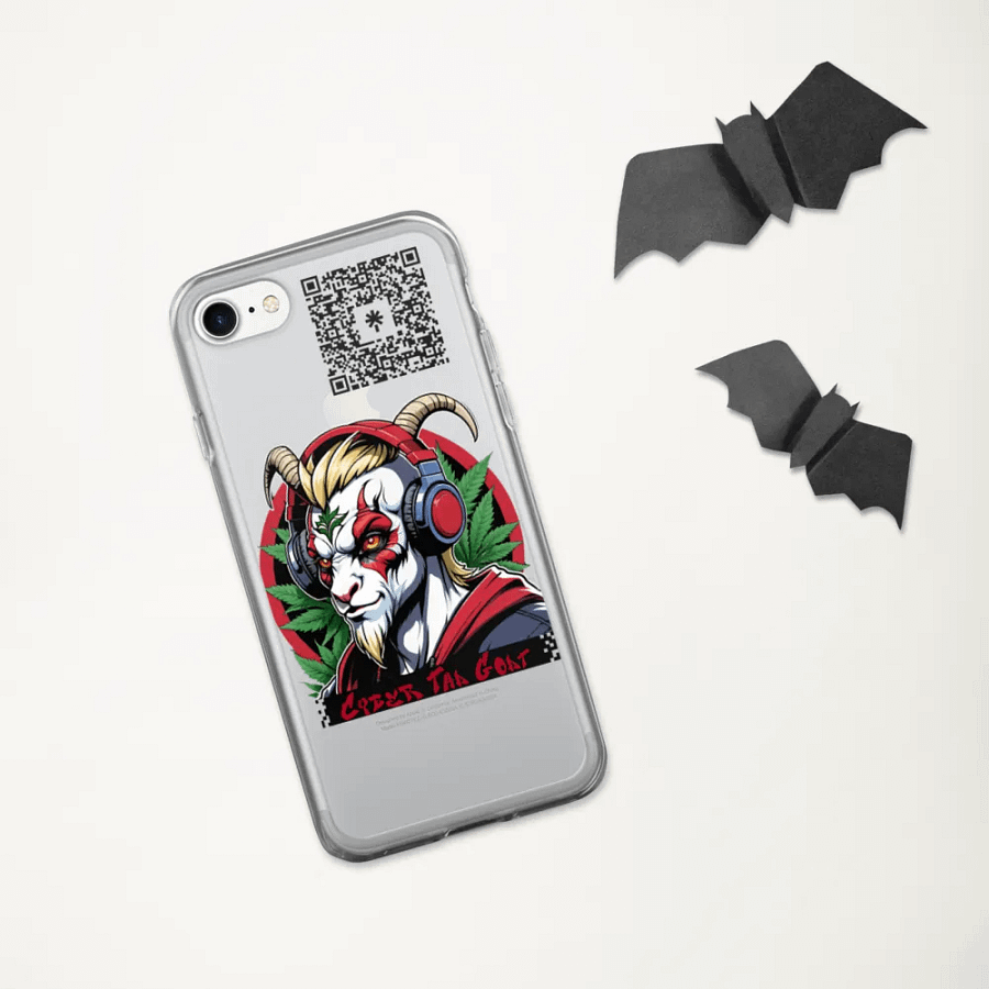 Goat iphone clear case product image (333)