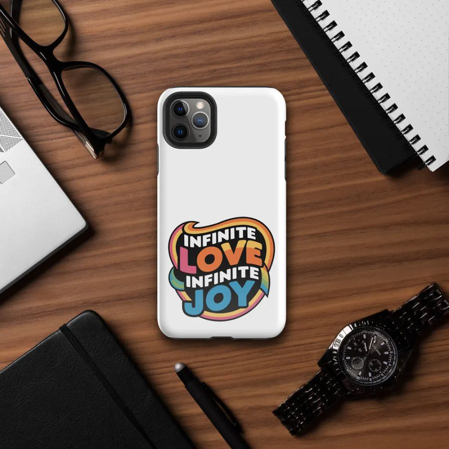Infinite Love Infinite Joy Tough Case for Iphone (White) product image (7)