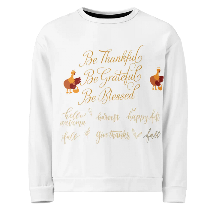 Grateful Turkeys All-Over Sweatshirt product image (1)