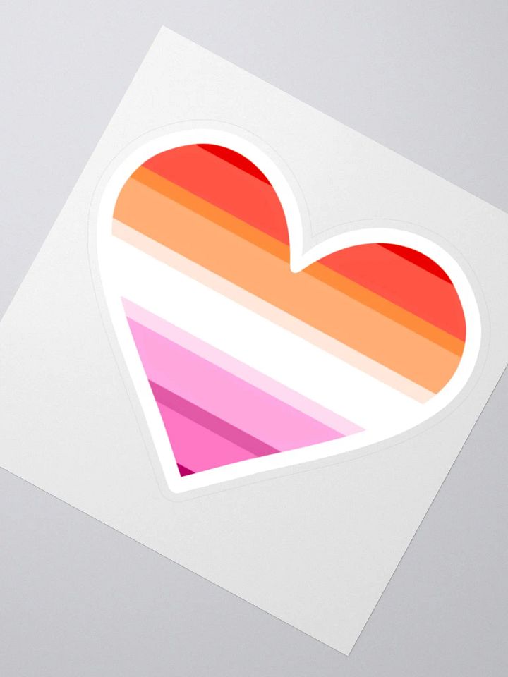 Lesbian Pride Sticker product image (6)
