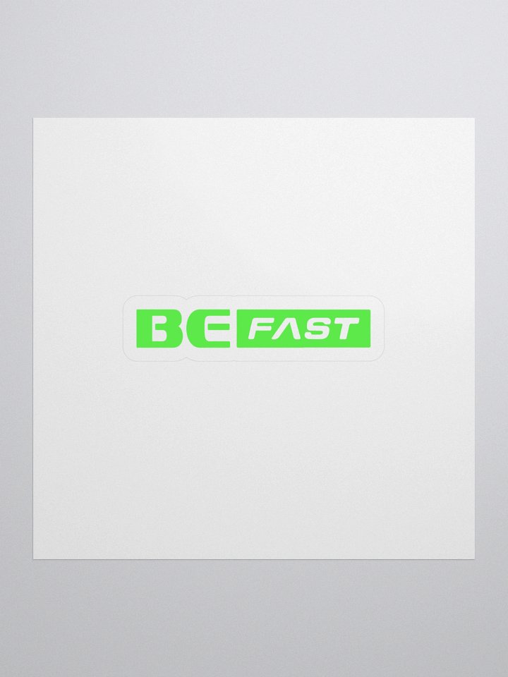 🟩 BEFAST Sticker – Green Edition product image (1)